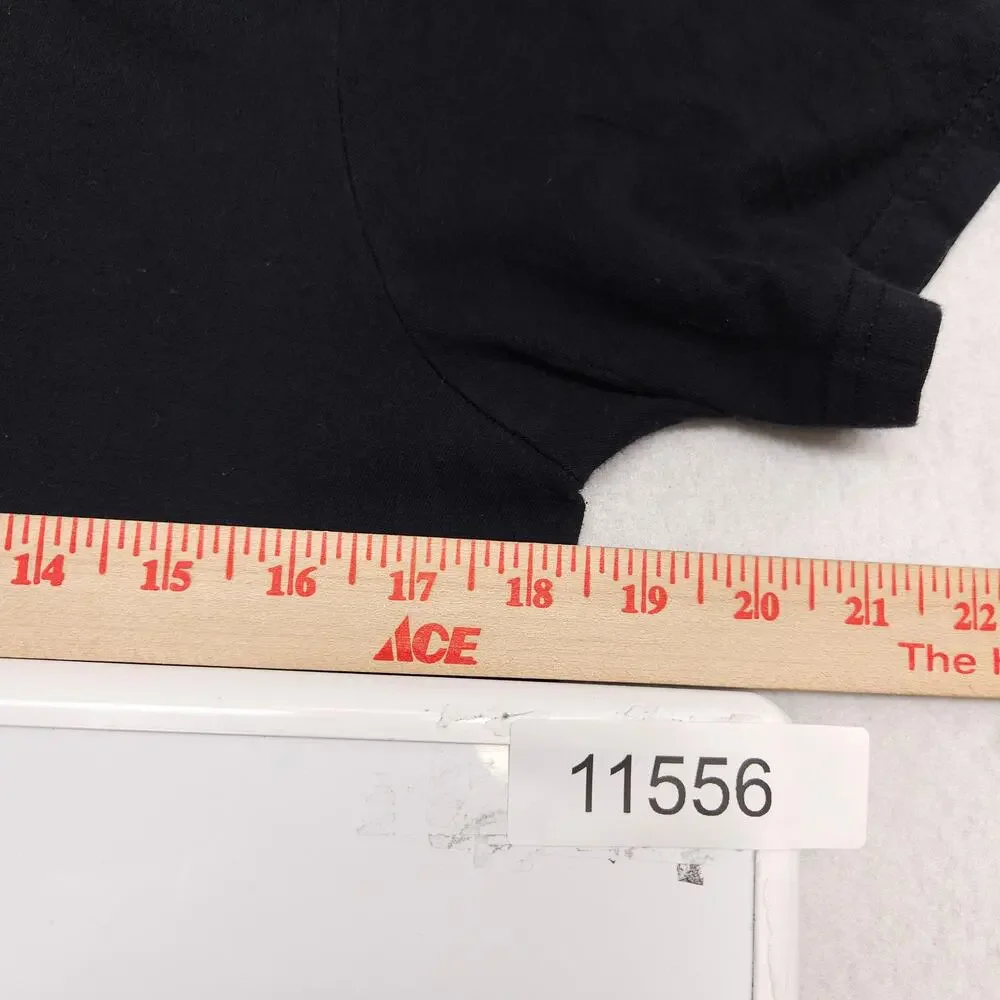 Adidas Casual Crew Neck Short Sleeve Graphic T Shirt Mens Size S Black